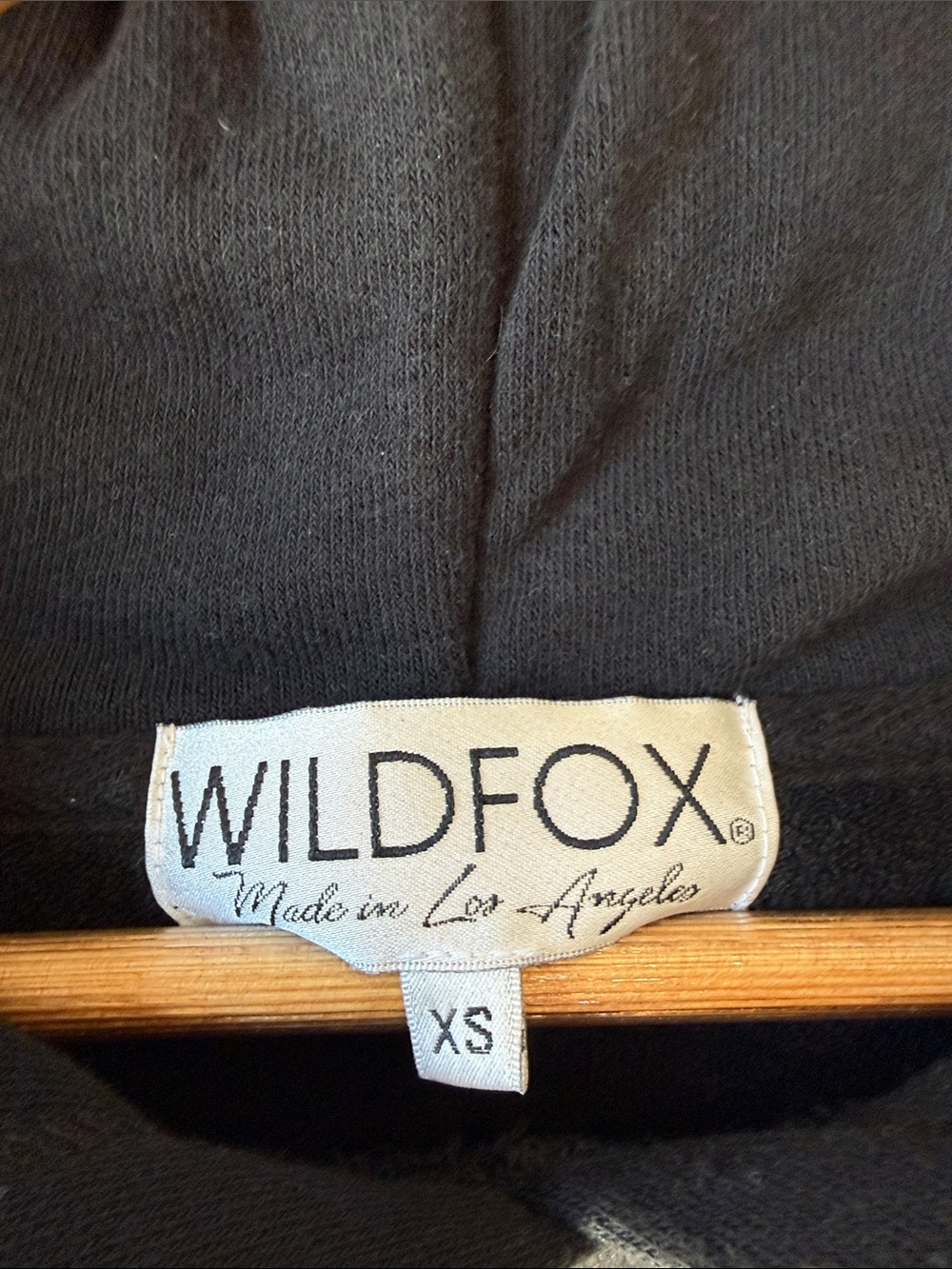 Wildfox "Prowlin' Around" Black Hoodie - Picture 3 of 6